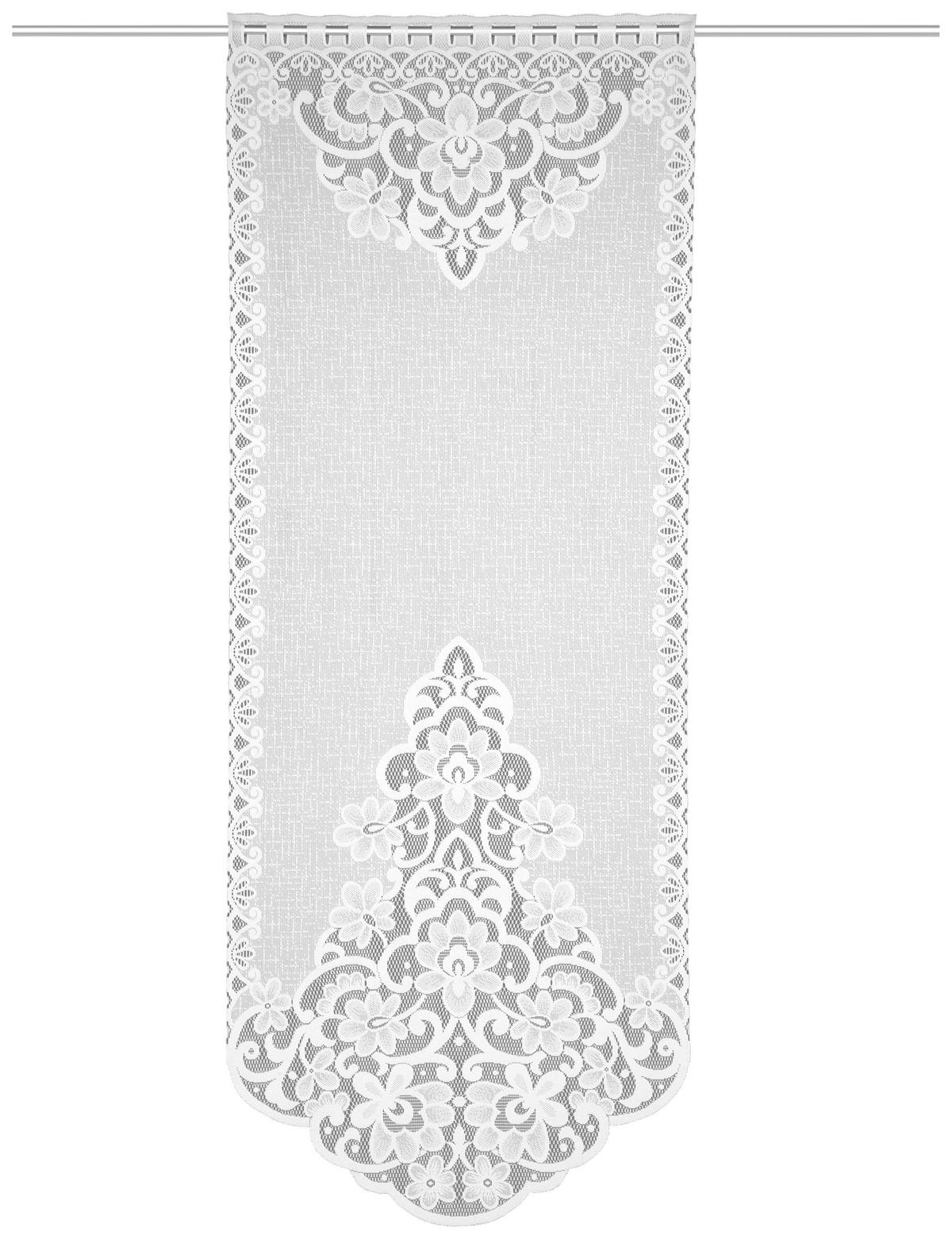 Scheibengardine Aruba weiß B/L: ca. 60x160 cm Aruba - weiß (60,00/160,00cm) - POCOline