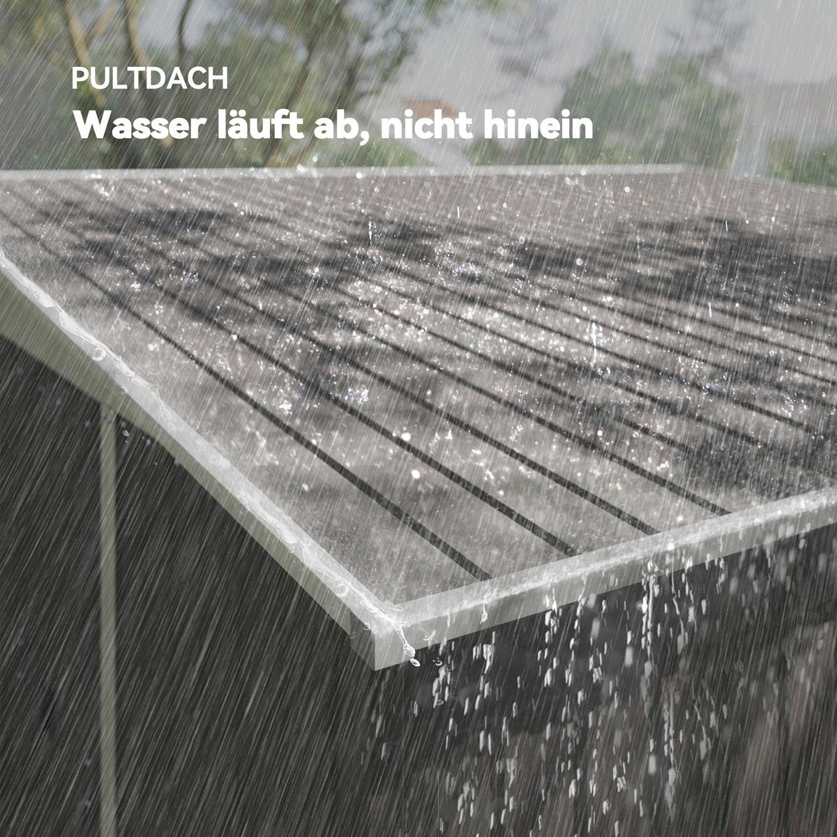 Outsunny Gartenschuppen grau Stahl B/H/L: ca. 345x201x280 cm Gartenschuppen - grau (280,00/345,00/201,00cm) - Outsunny