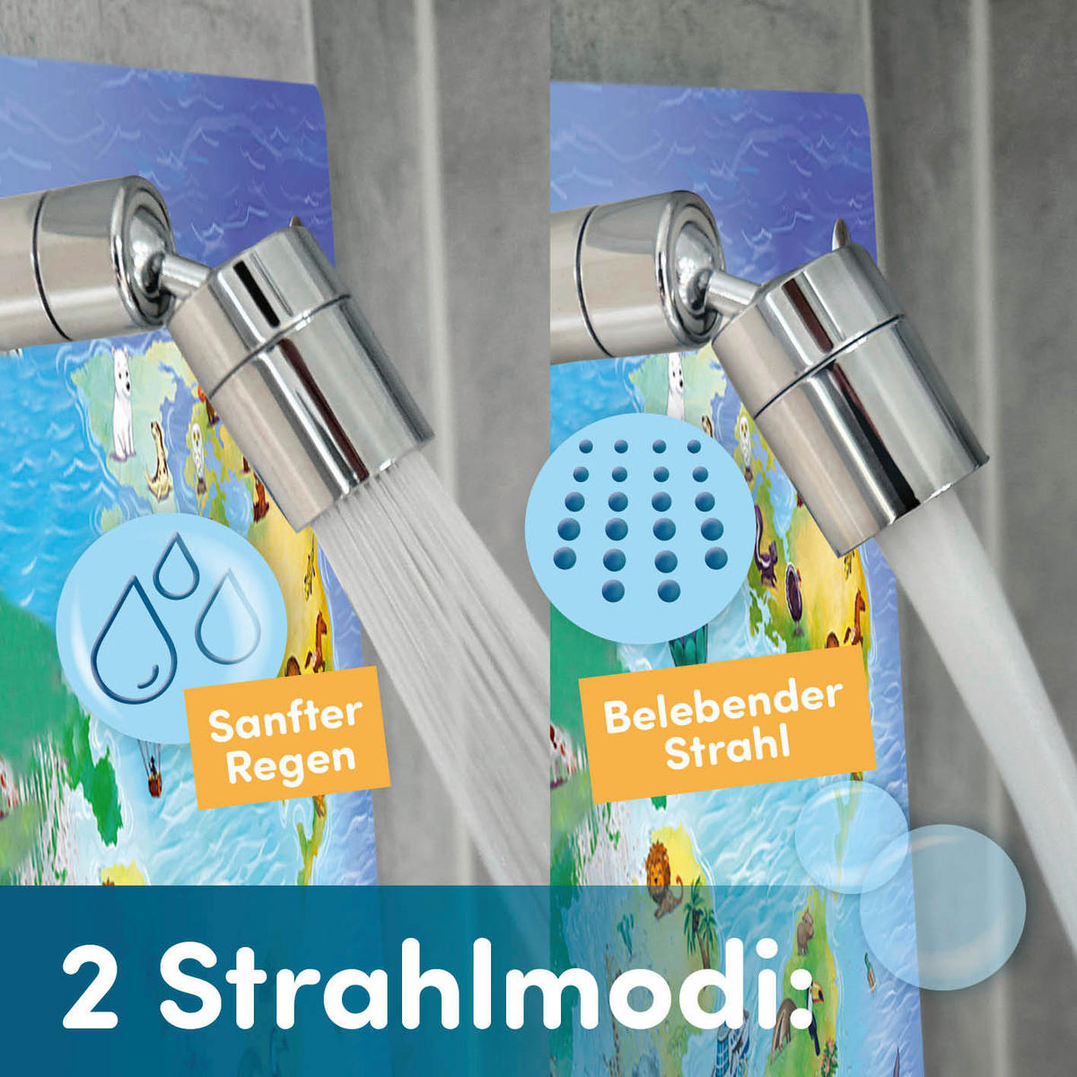 Kinderdusche weiß Kinderdusche_Wal_fredis - blau/weiß (30,00/10,00/40,00cm) - fredis