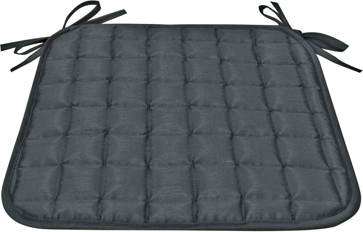 Stuhlkissen Stuhlkissen 38x38x1,5cm anthrazit - anthrazit (38,00/38,00cm) - POCOline