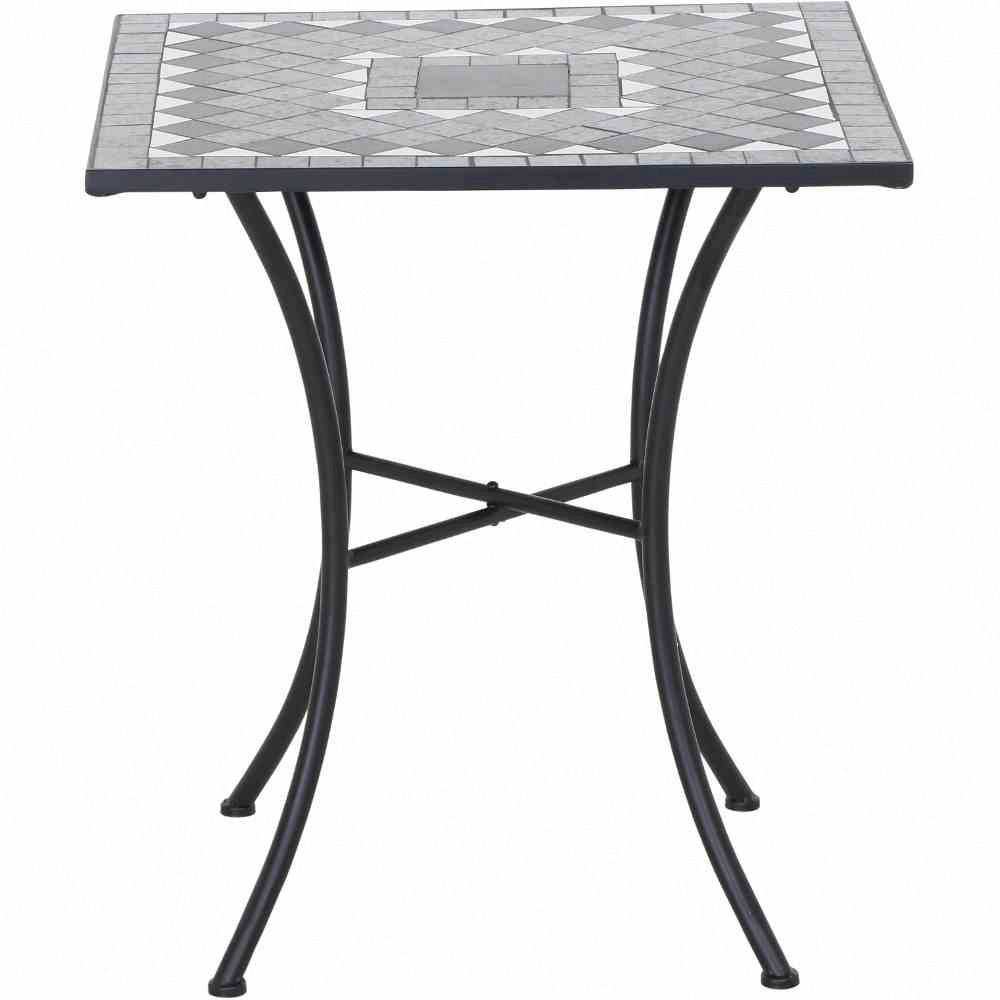 Gardamo Gartentisch COMO schwarz Stahl COMO - schwarz - Gardamo