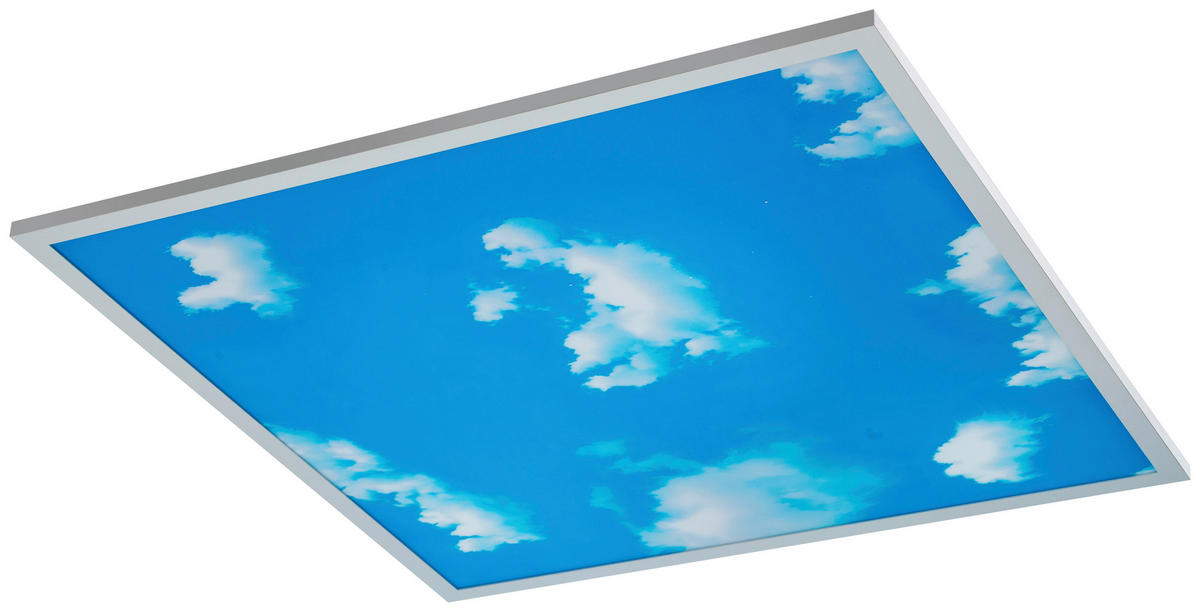 POCOline LED-Deckenleuchte blau B/H/L: ca. 59,5x5x59,5 cm LED-Deckenleuchte_Heaven - blau (59,50/59,50/5,00cm) - POCOline