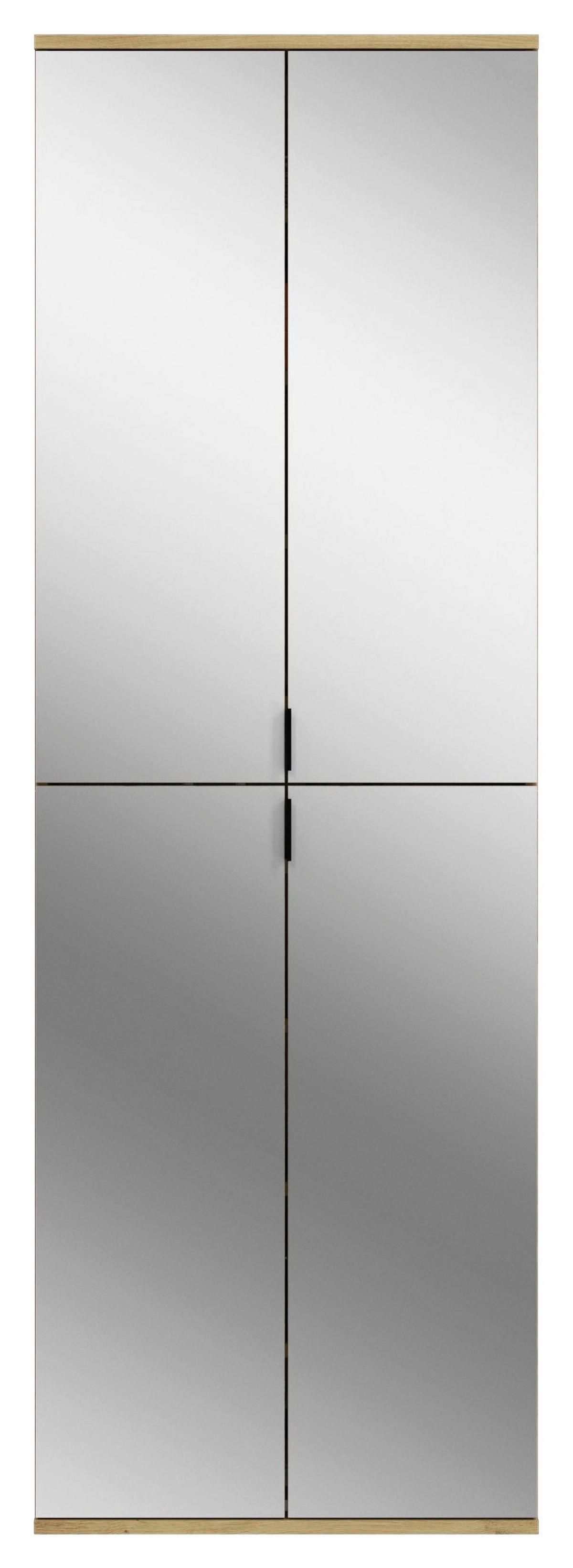 Garderobe PROJEKT Eiche Artisan Nachbildung Spiegel B/H/T: ca. 243x193x34 cm PROJEKT - Eiche (243,00/193,00/34,00cm) - xonox.home
