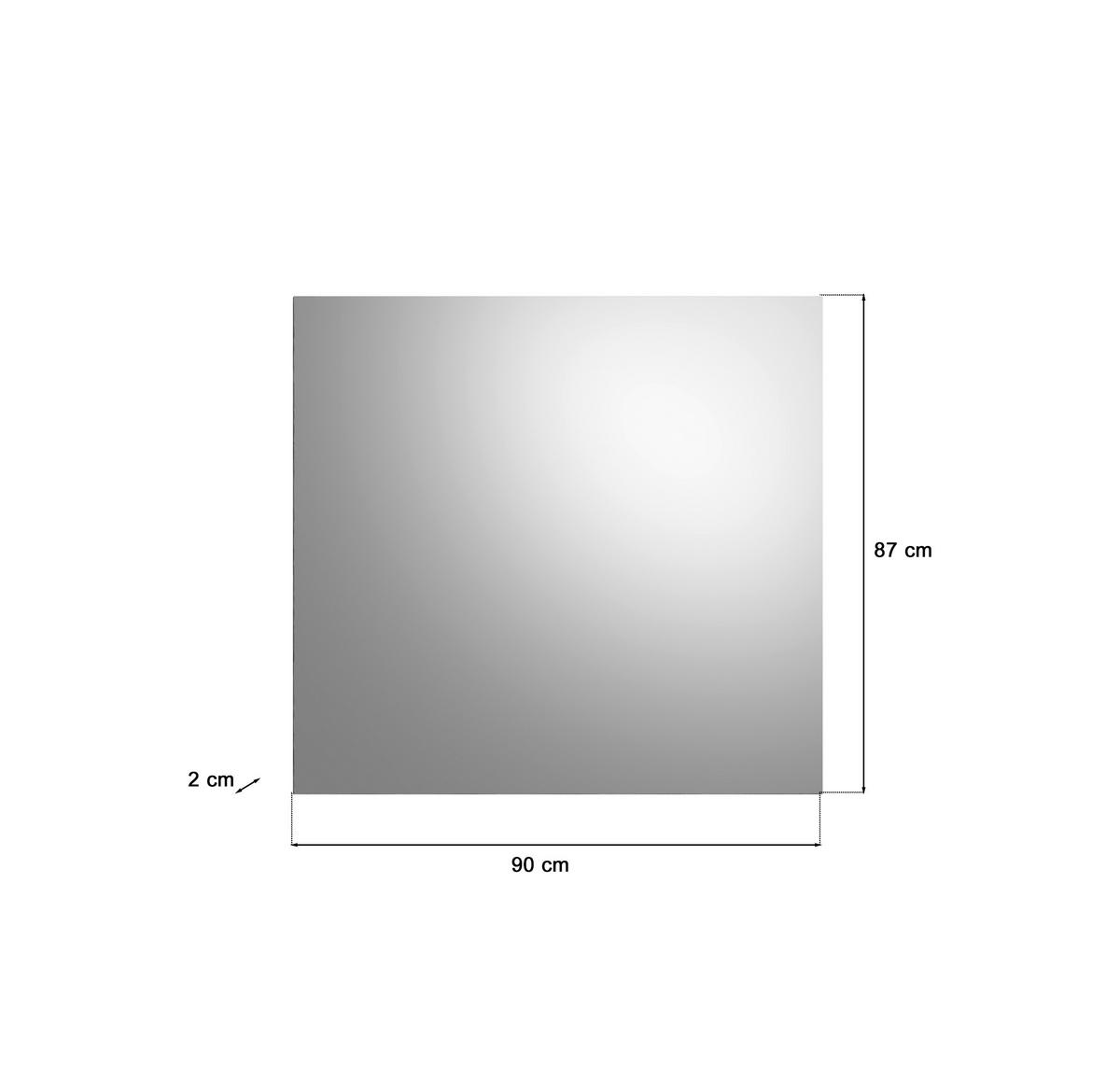 Wandspiegel SCOUT B/H/T: ca. 90x87x2 cm SCOUT - (90,00/87,00/2,00cm) - xonox.home