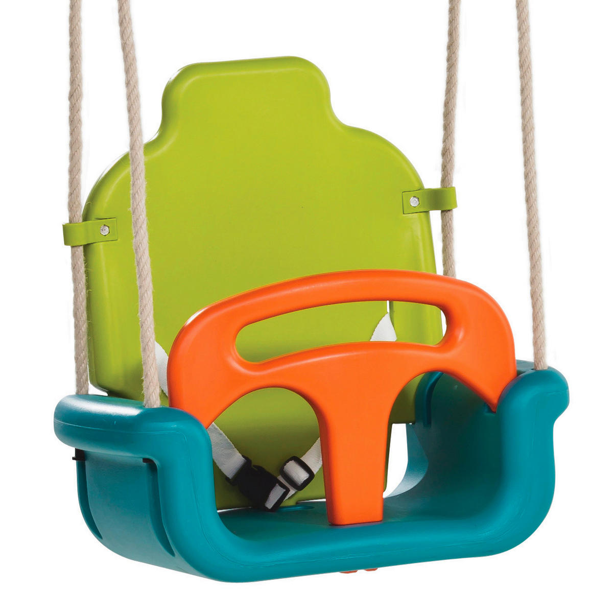 AXI Babyschaukelsitz limette B/H/L: ca. 46x46x30 cm Babyschaukelsitz - orange/limette (30,00/46,00/46,00cm) - AXI
