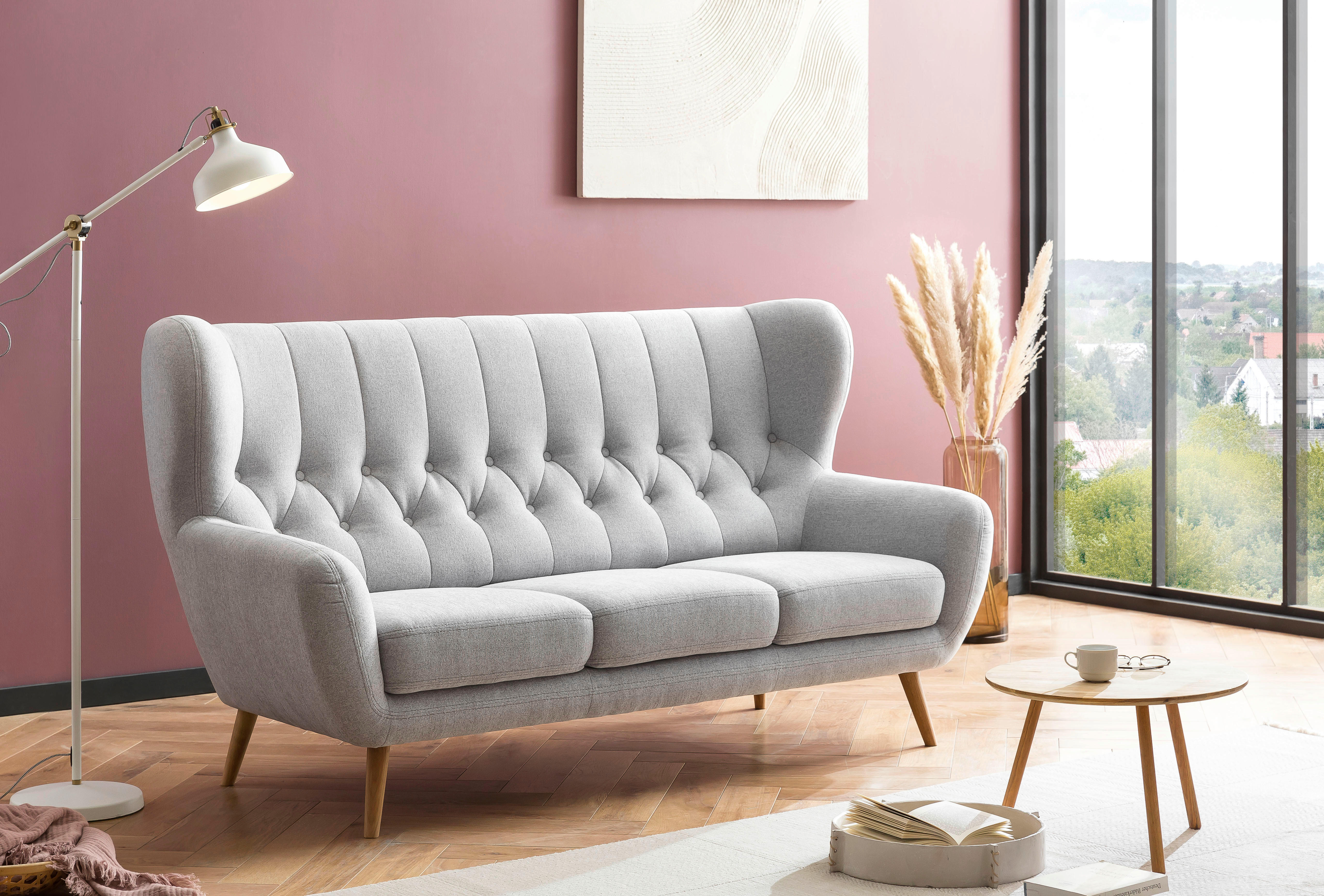 Sofa Falun hellgrau B/H/T: ca. 187x101x95 cm Falun - hellgrau (187,00/101,00/95,00cm)