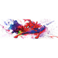Komar Fototapete Spider-Man Graffiti Art 4-4123 multicolor B/H: ca. 368x127 cm Spider-Man Graffiti Art 4-4123 - multicolor (368,00/127,00cm) - Komar