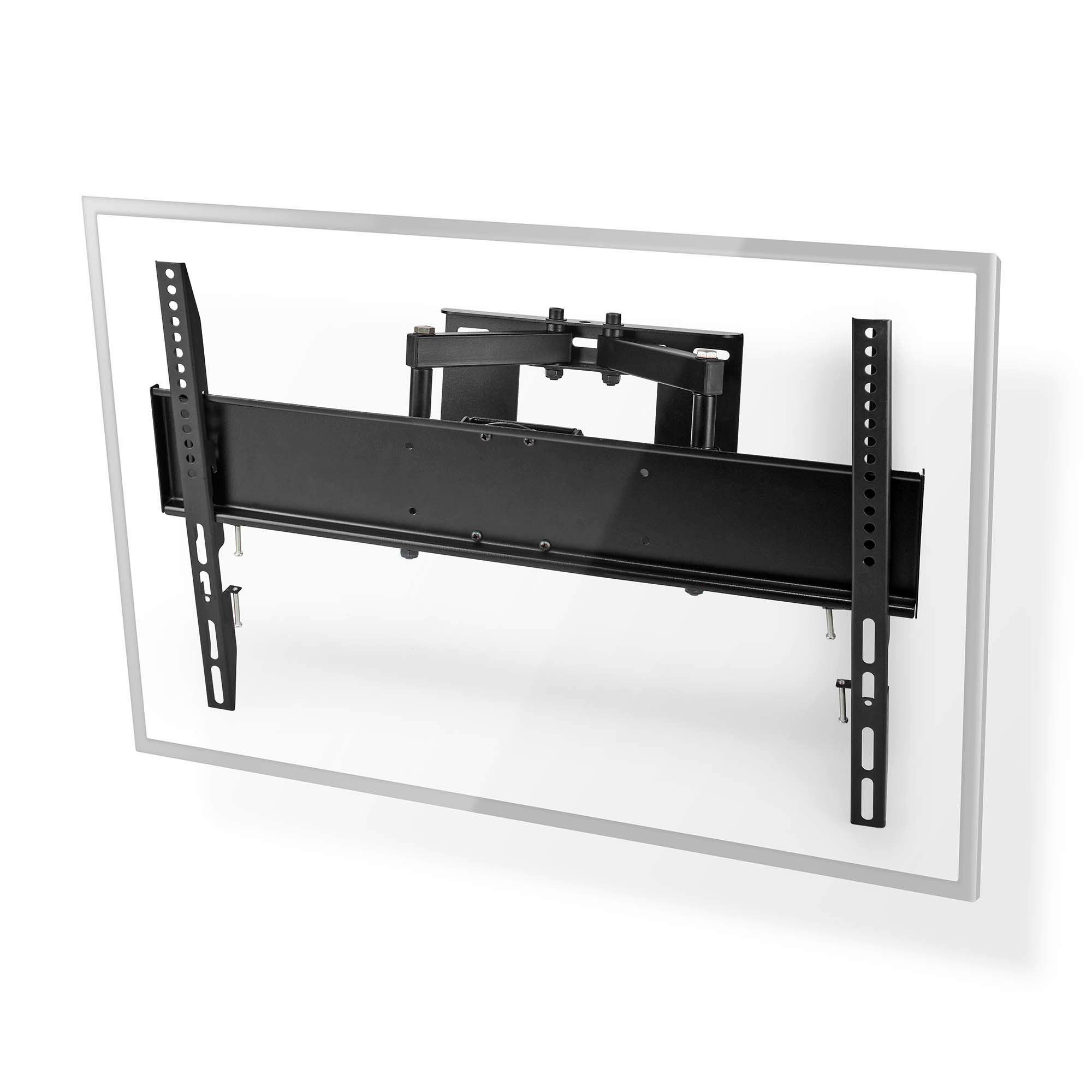 Nedis TV-Wandhalterung schwarz TV-Wandhalterung_Nedis - schwarz (43,00/64,20/37,50cm) - Nedis