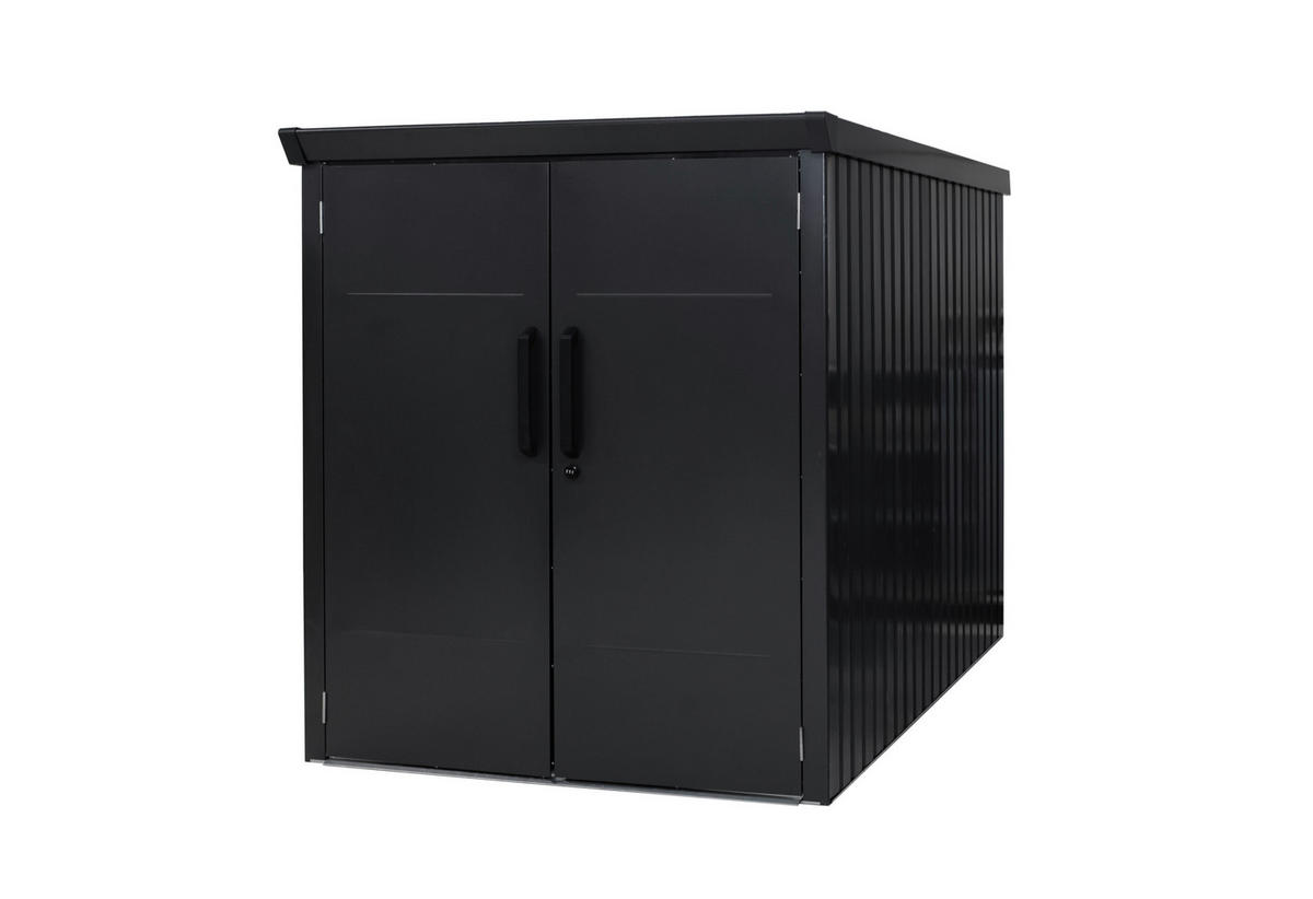 Westmann Fahrradgarage Velos schwarz B/H/L: ca. 133x151x222 cm Velos - schwarz (222,00/133,00/151,00cm) - Westmann
