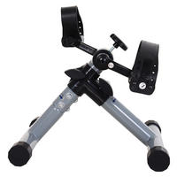 HOMCOM Mini-Heimtrainer silber Stahl B/H/T: ca. 33x32x34 cm Mini-Heimtrainer - silber (33,00/32,00/34,00cm) - HOMCOM