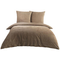 Microfaser Bettwäsche Cashmere touch Bettwäsche_Cashmere-Like 200x200cm - taupe (200,00/200,00cm)