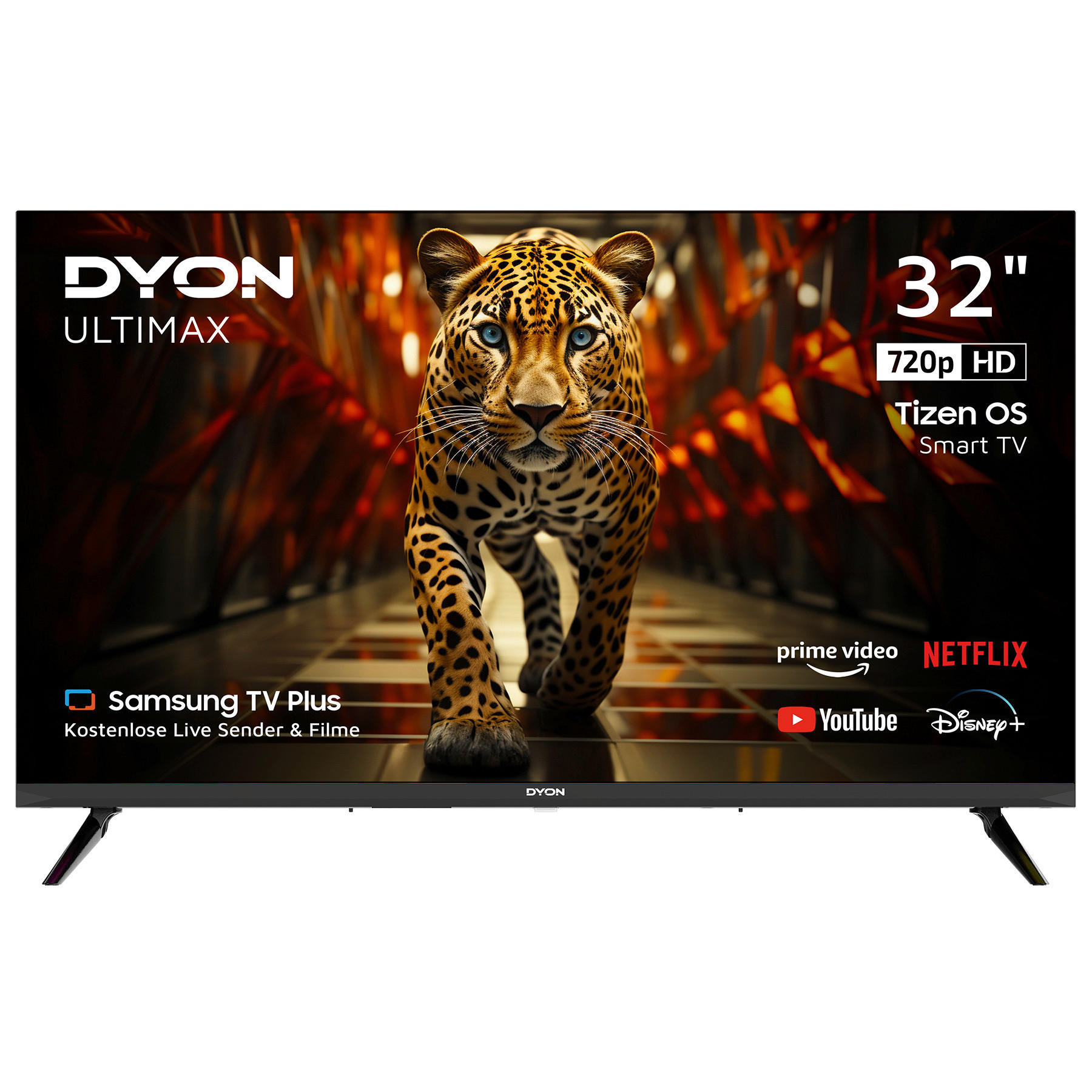 Dyon LED-TV 32H-TI-W 32 Zoll Diagonale ca. 80 cm LED-Smart-TV_Ultimax_32H-TI-W - schwarz (177,00/100,00cm) - Dyon