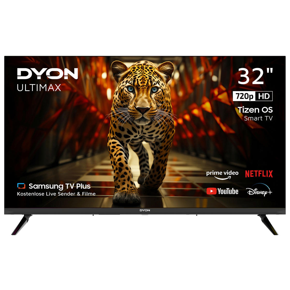 Dyon LED-TV 32H-TI-W 32 Zoll Diagonale ca. 80 cm LED-Smart-TV_Ultimax_32H-TI-W - schwarz (177,00/100,00cm) - Dyon