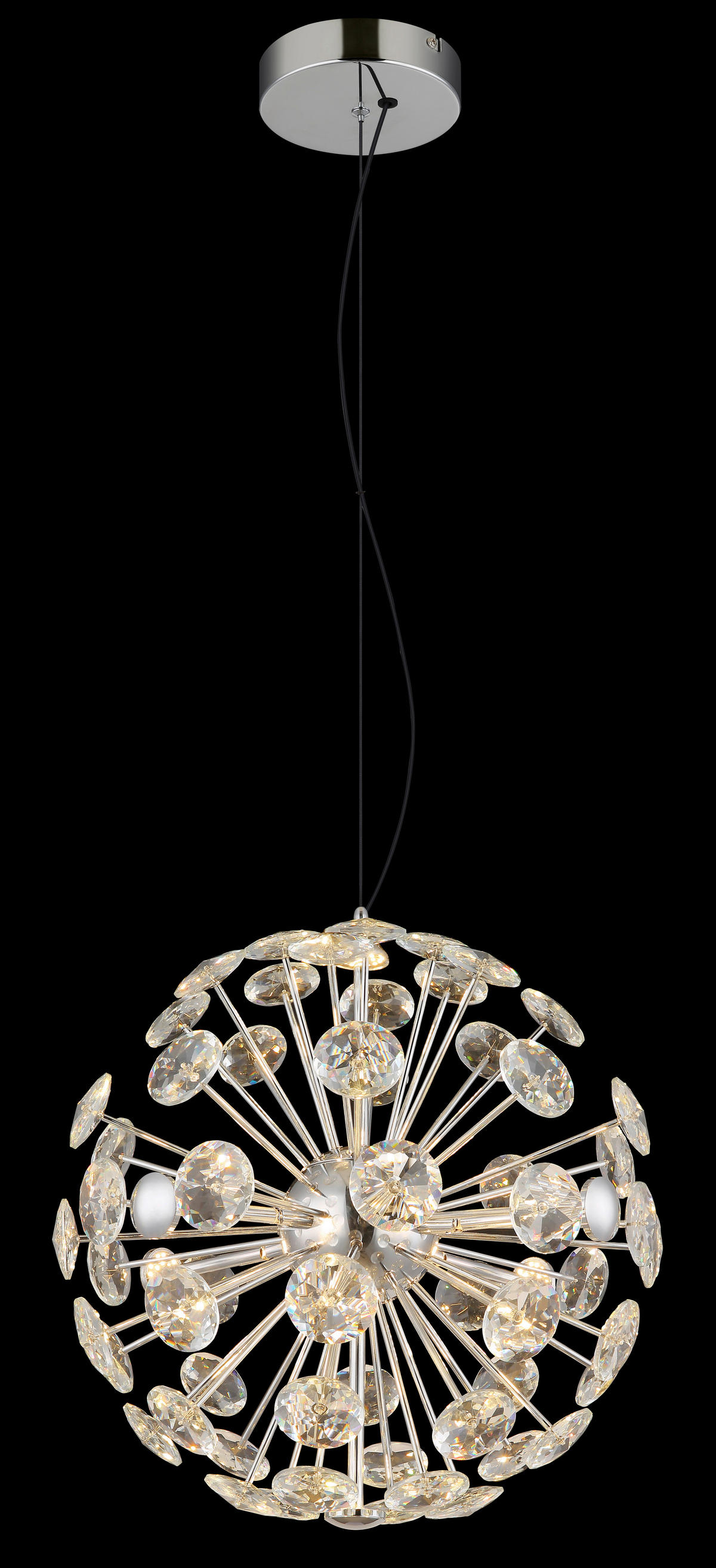 GLOBO Pendelleuchte Metall H/D: ca. 150x45 cm 1.0 Brennstellen Virina - (45,00/150,00cm) - GLOBO
