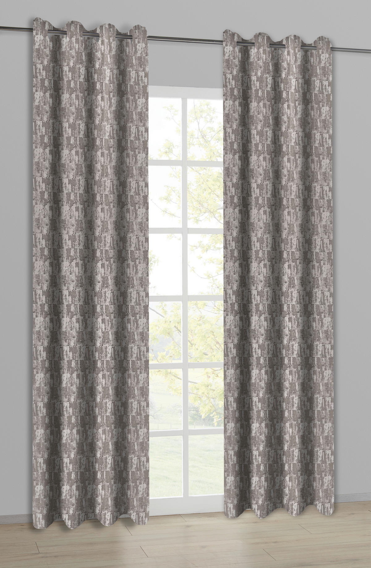 Dekovorhang Ella taupe B/L: ca. 140x245 cm Ella - taupe (140,00/245,00cm)