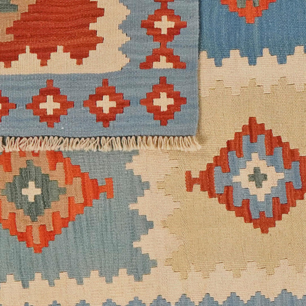 PersaTepp Teppich Kelim Gashgai bunt B/L: ca. 131x182 cm Kelim Gashgai - bunt (131,00/182,00cm) - PersaTepp