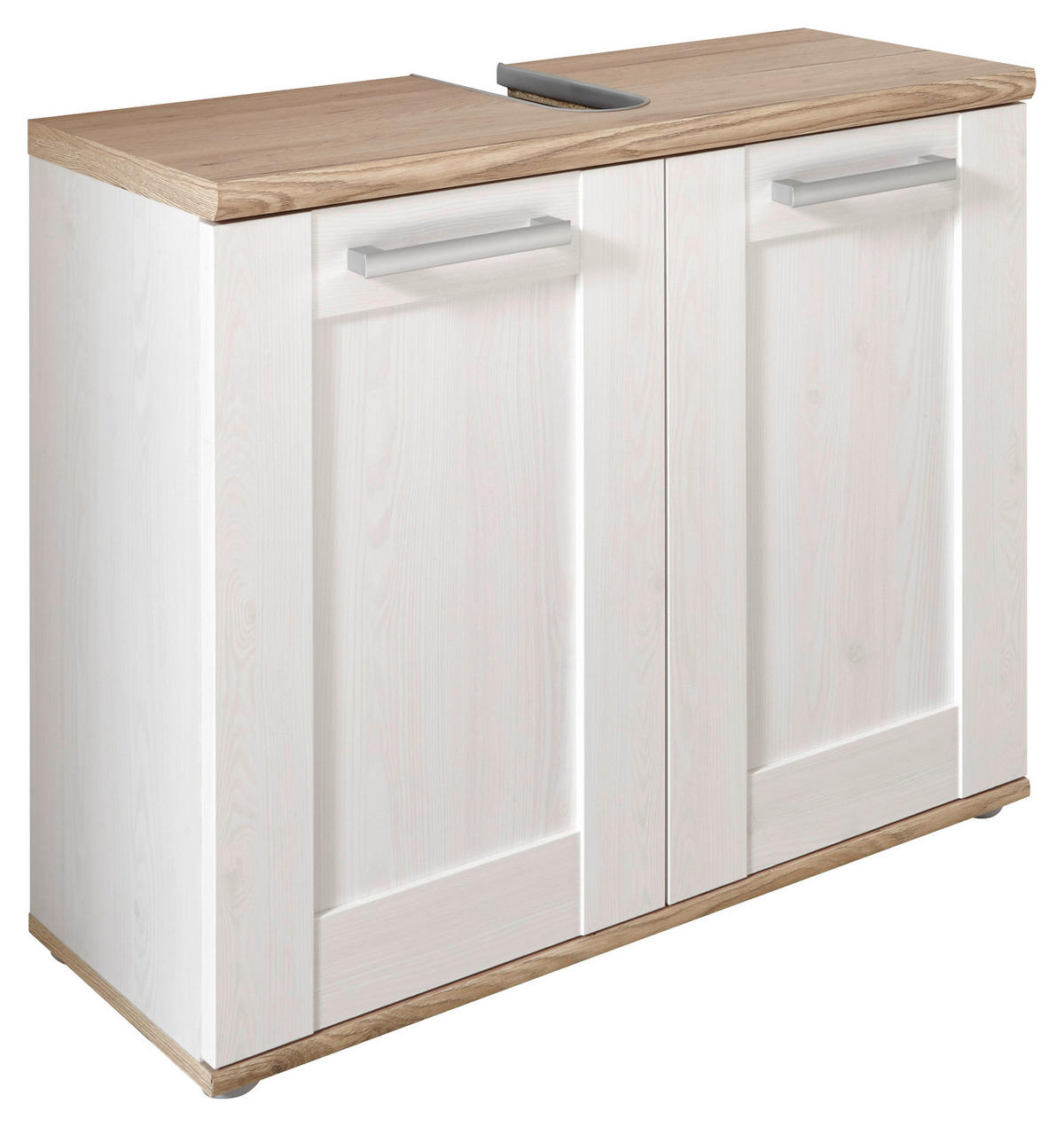 Waschbeckenunterschrank Romance Sibiu Lärche Nachbildung Eiche San-Remo Nachbildung B/H/T: ca. 80x66x32 cm Romance - Eiche (80,00/66,00/32,00cm)