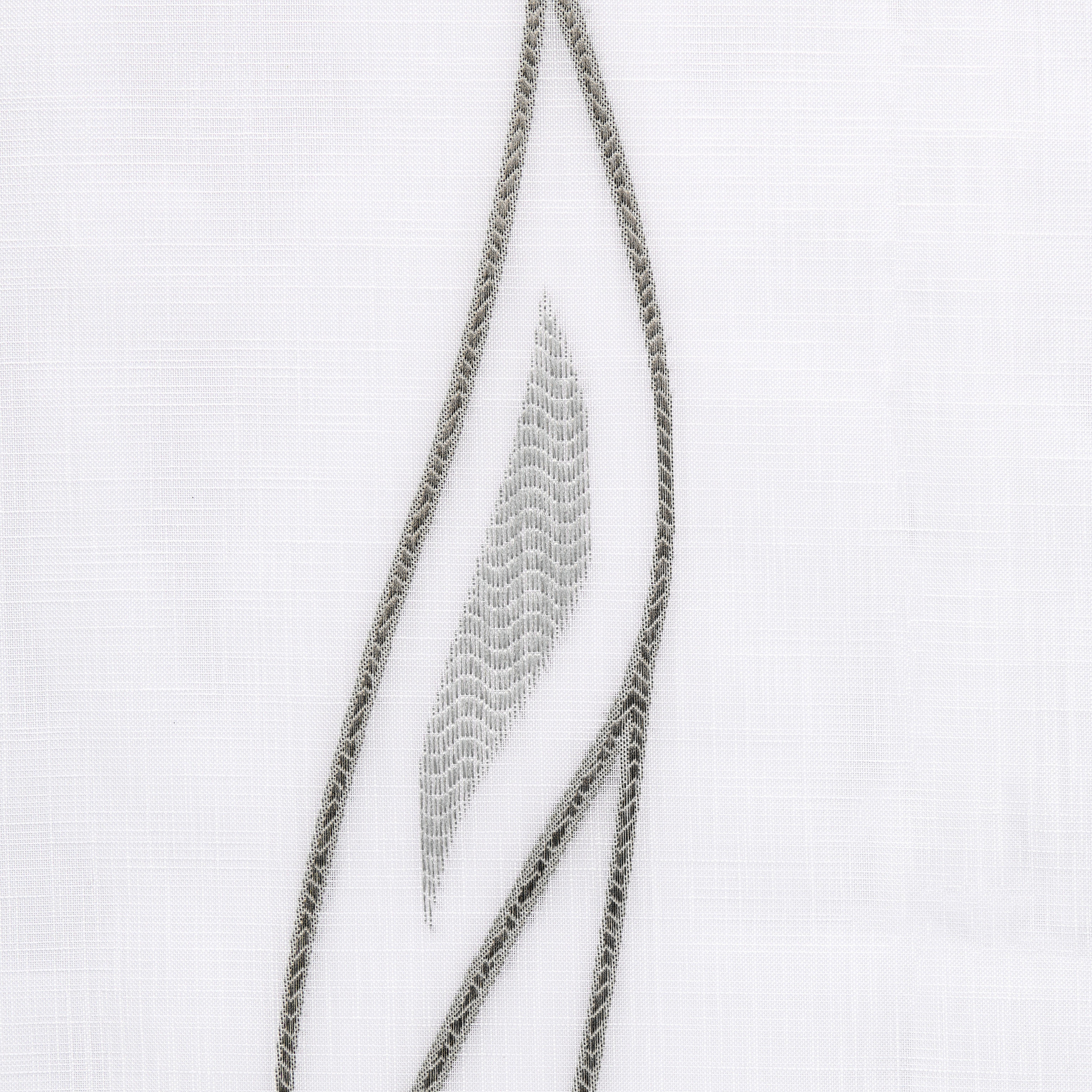 Store-Meterware Assos grau H: ca. 300 cm Assos - weiß/grau (300,00cm)