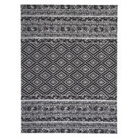Kayoom Flachgewebeteppich Sunny 110 schwarz B/L: ca. 120x170 cm Sunny 110 - schwarz (120,00/170,00cm) - Kayoom