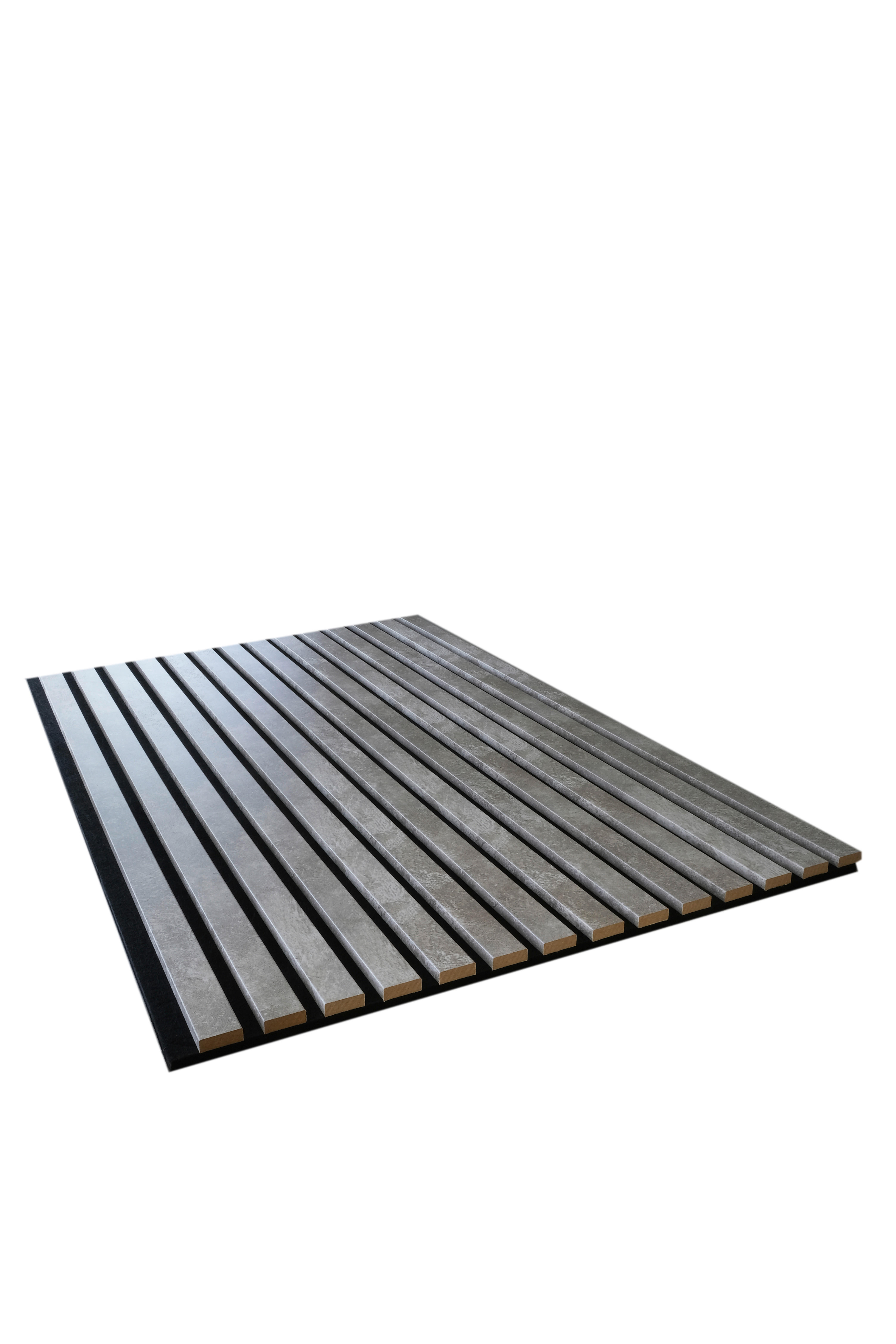 Thumbnail - Akustikpaneel Travertin grau L/B/H: ca. 1,9x56,1x240 cm pro Stück