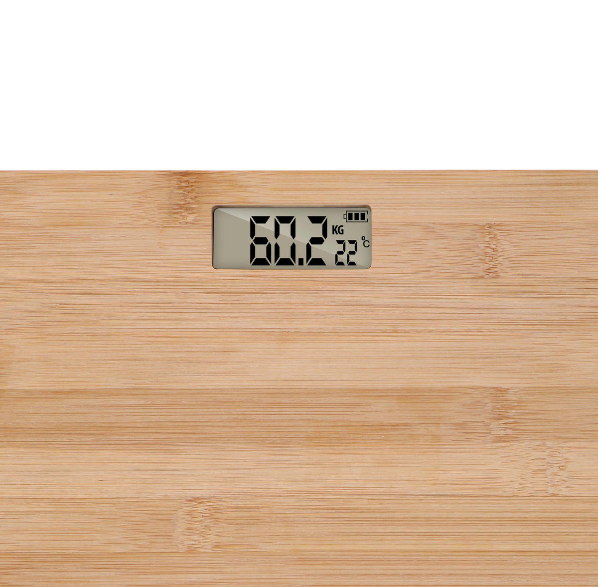 Grundig Personenwaage natur Bambus B/L: ca. 28x28 cm Digitale_Personenwaage - natur (28,00/28,00cm) - Grundig