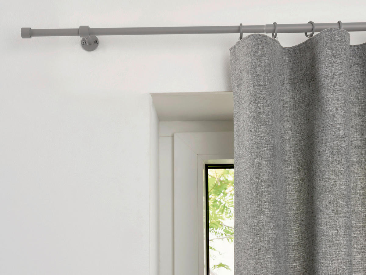ondeco Stilgarnituren Cool-Gray Metall L: ca. 280 cm ausziehbar von ca. 160 bis 280 cm 1.0 Läufe Teleskopgarnitur_2in1 - Cool-Gray (280,00cm) - ondeco