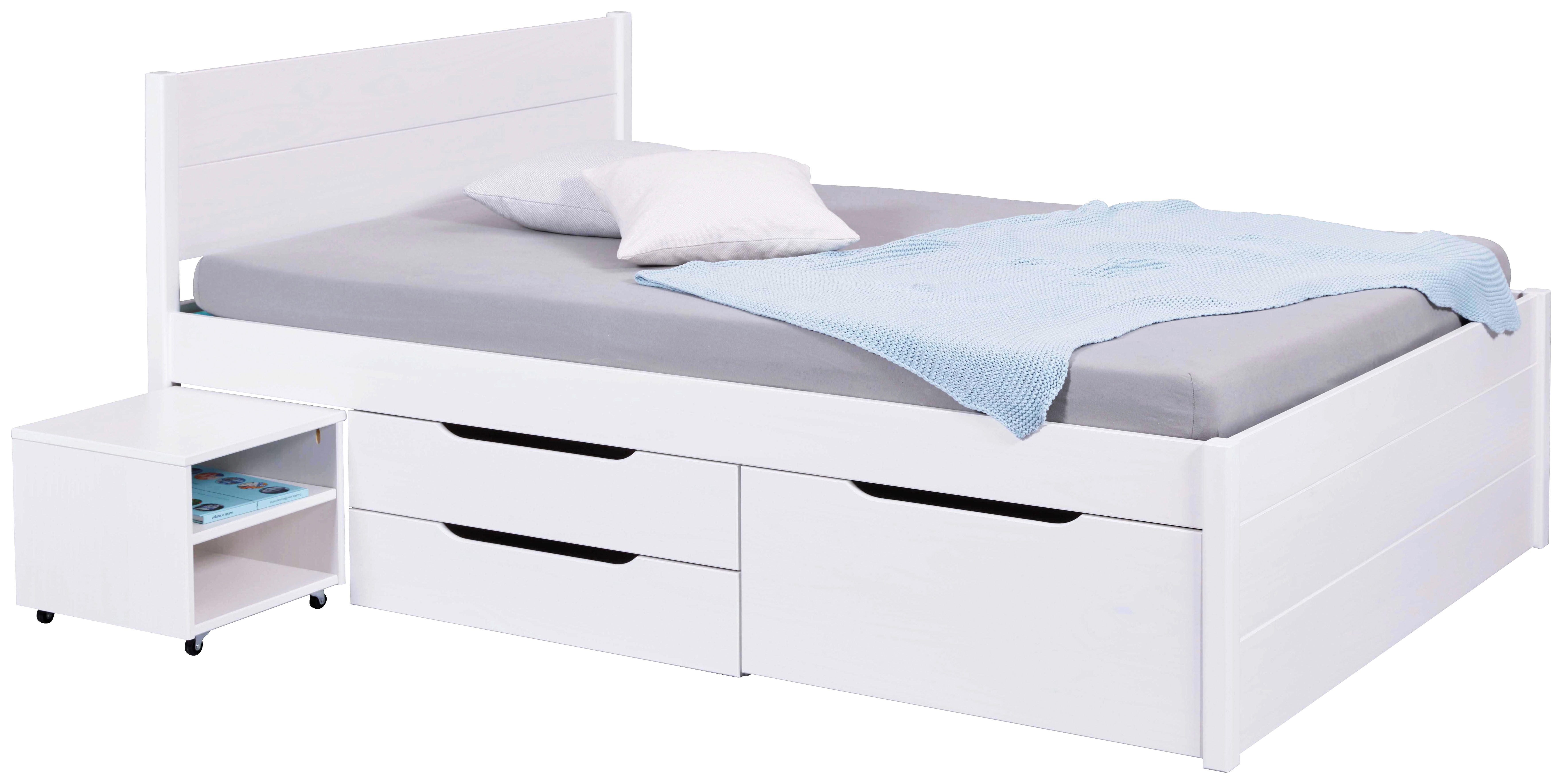 Funktionsbett Efetivo weiß Efetivo - weiß (209,00/146,30/90,00cm) - Inter Link