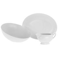CreaTable Servierset Valencia weiß Porzellan Valencia - weiß - CreaTable