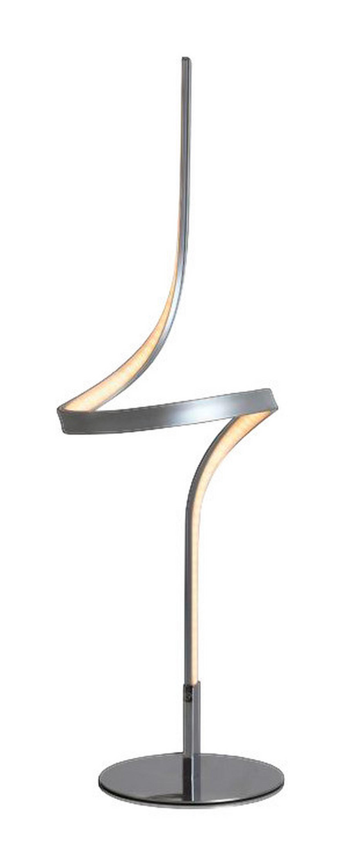 Näve Leuchten LED Tischleuchte NV3106559 silber Metall Kunststoff B/H/L: ca. 16x63x16 cm null 1 Brennstellen Loop Line - silber (16,00/16,00/63,00cm) - Näve Leuchten