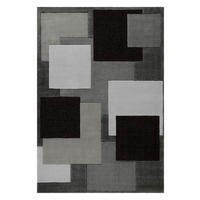 Arte Espina Kurzflorteppich Cool 646 schwarz B/L: ca. 70x140 cm Cool 646 - schwarz/grau (70,00/140,00cm) - Arte Espina