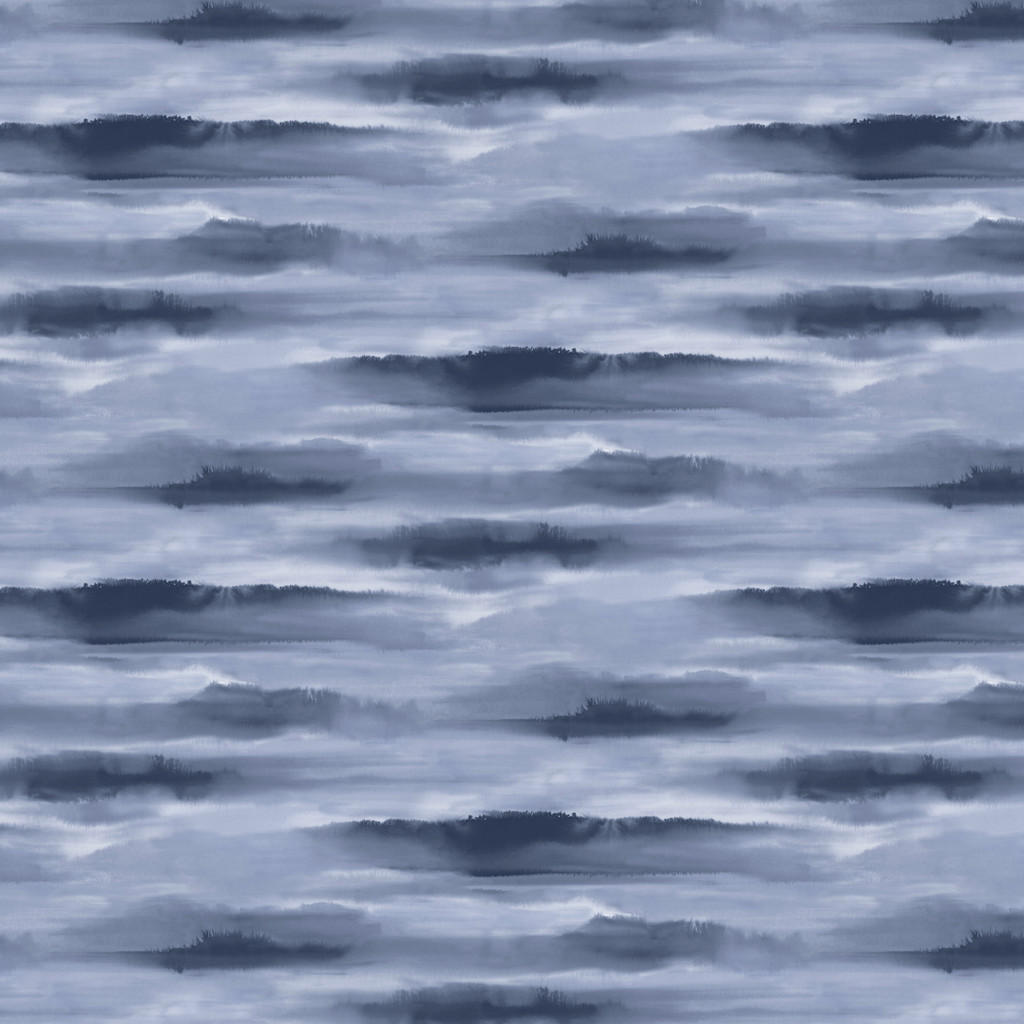 Thumbnail - UGEPA Vinyltapete blau B/L: ca. 53x1005 cm