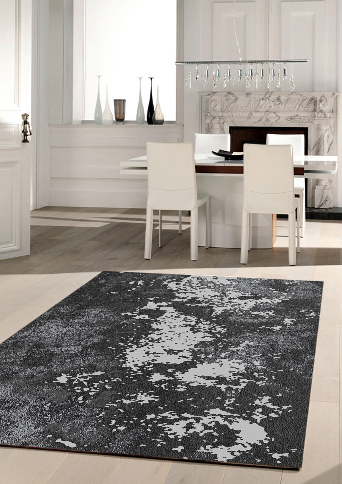Teppich Mumbai anthrazit B/L: ca. 120x170 cm Mumbai - braun/anthrazit (120,00/170,00cm)