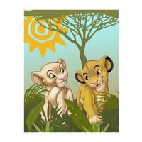Komar Poster Lion King Urembo Meadows Lion King Urembo Meadows - Komar