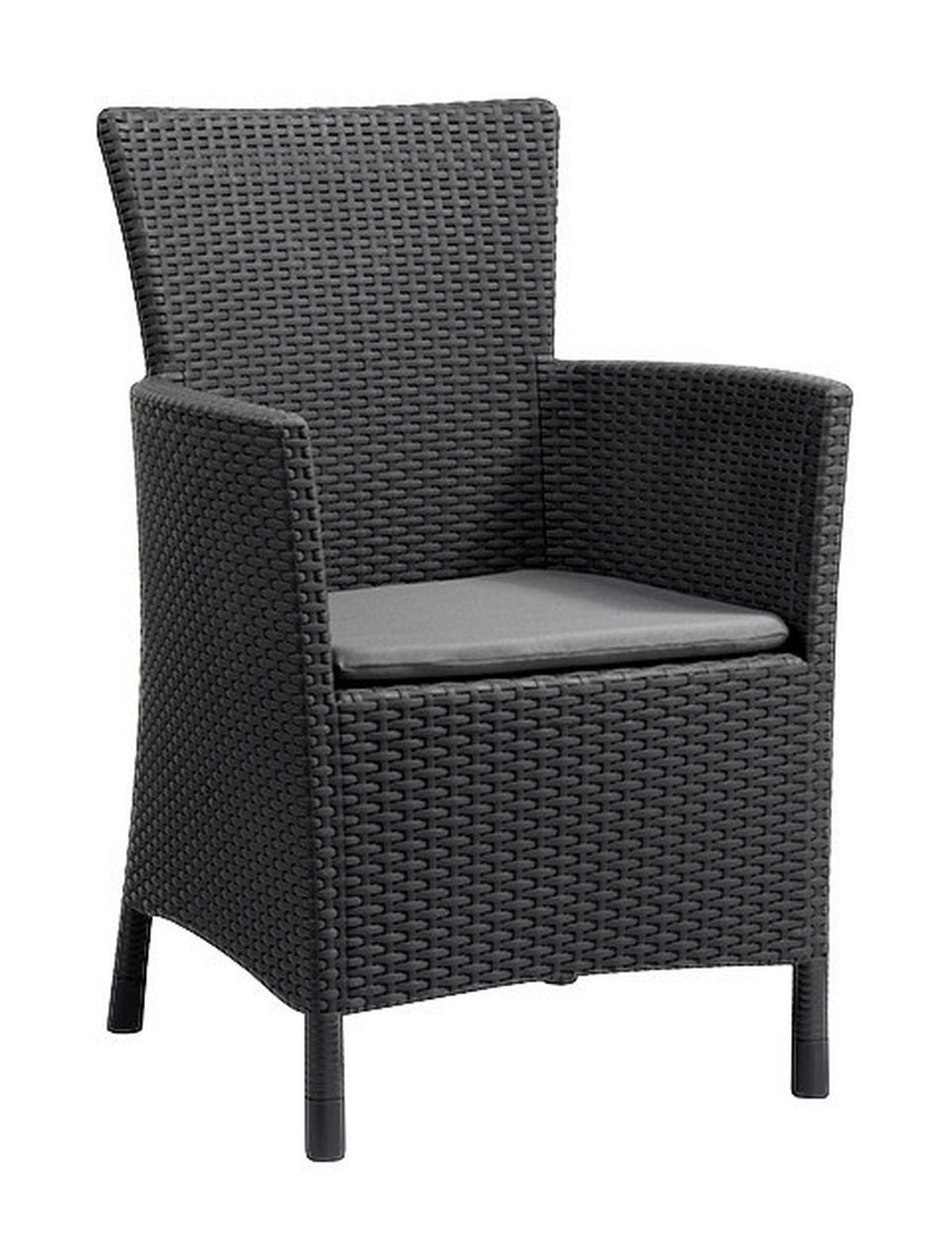 Allibert Balkonset Iowa Graphit Kunststoff Iowa - Graphit/grau - Allibert