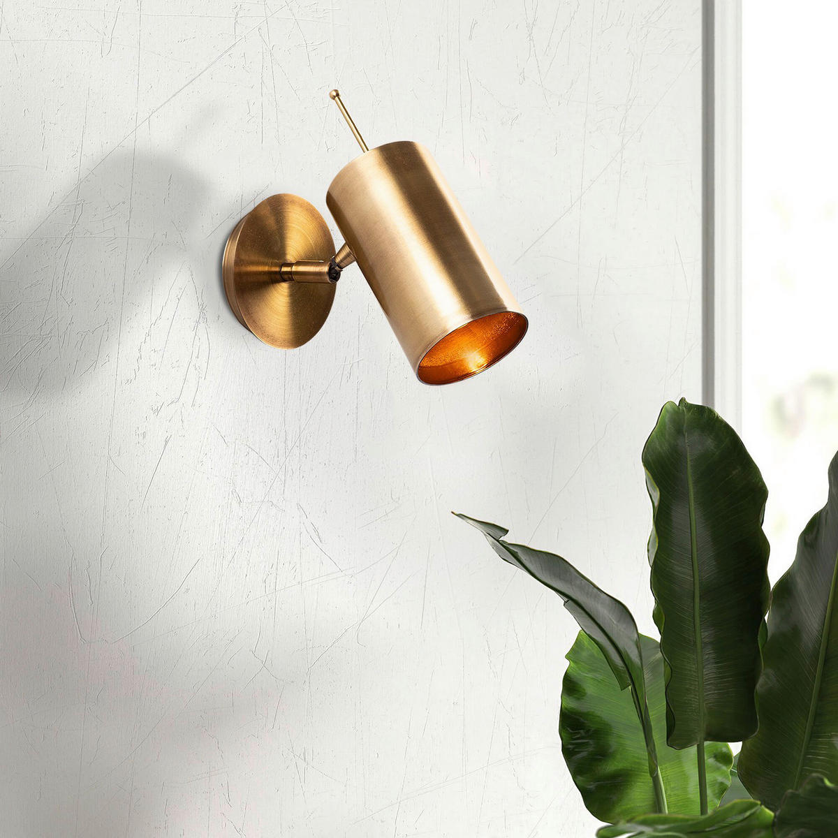 Opviq Wandleuchte Kem bronze Metall B/H/T/L/D: ca. 22x23x22x9x10 cm E27 1 Brennstellen Kem - bronze (9,00/22,00/23,00cm) - Opviq