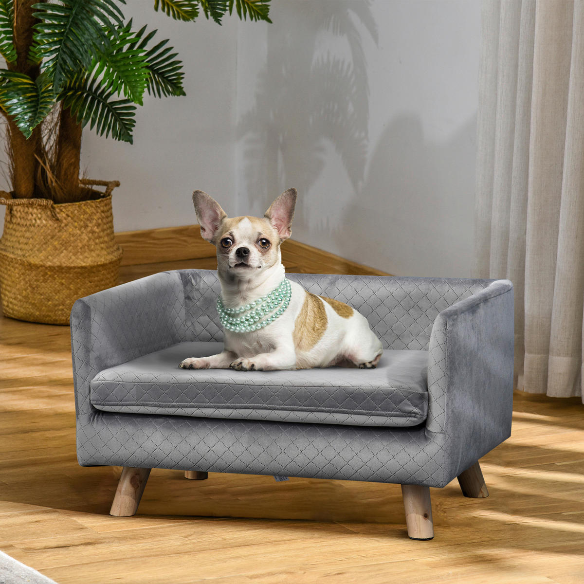 PawHut Haustiersofa Haustiersofa - (64,00/45,00/36,00cm) - PawHut