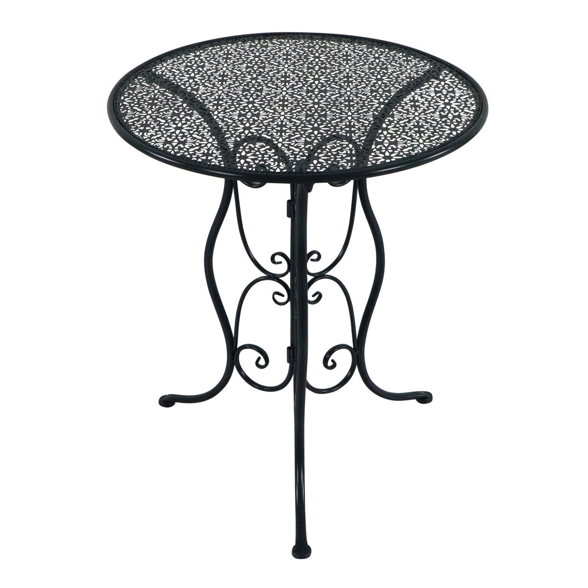 AXI Outdoor Living Bistroset Eloise anthrazit Metall B/H/L: ca. 60x92x60 cm Eloise - anthrazit (60,00/60,00/92,00cm) - AXI Outdoor Living