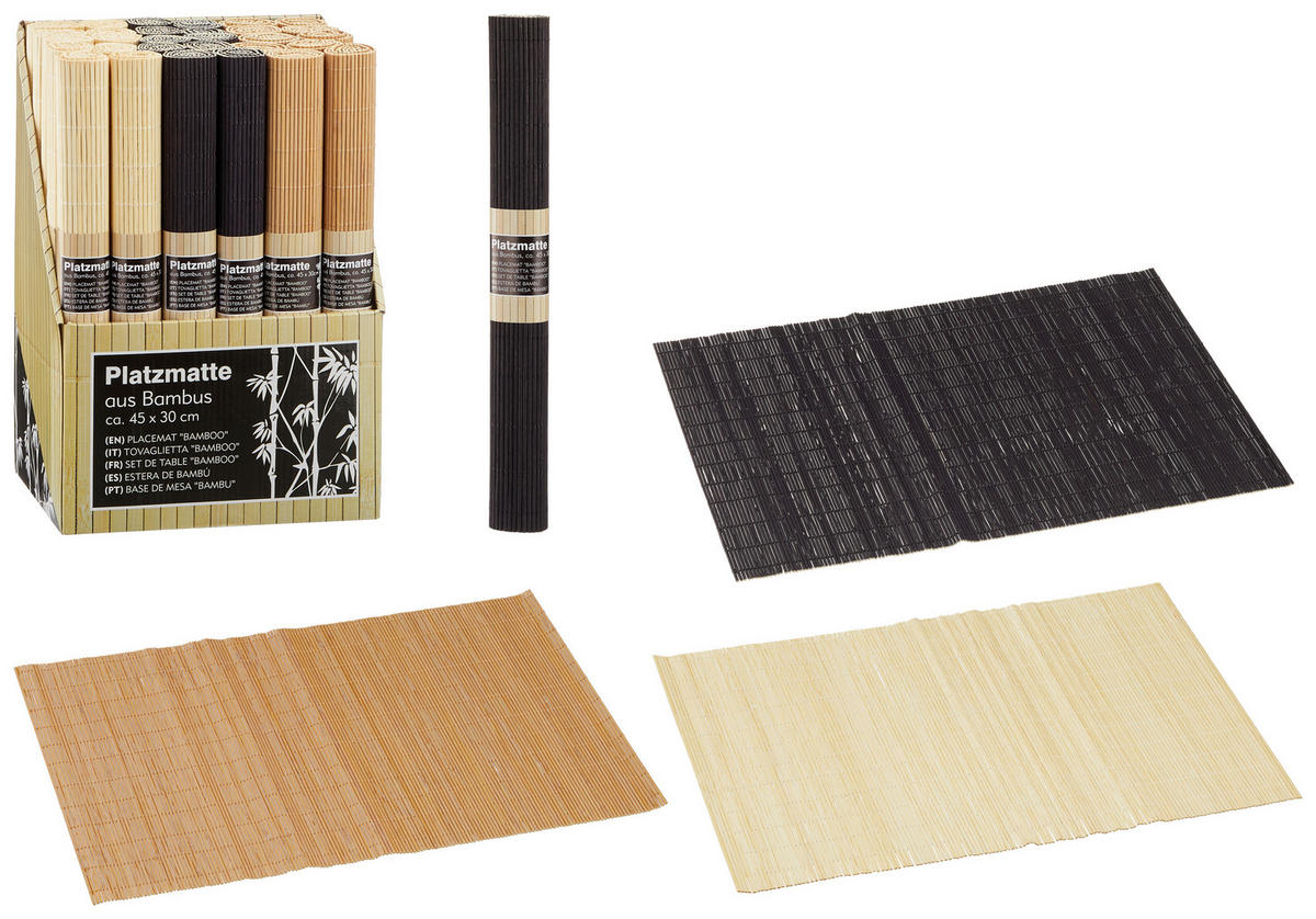 cepewa Platzmatte beige Bambus Platzmatte Bambus - beige/natur - cepewa