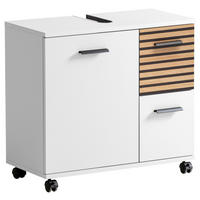 Waschbeckenunterschrank Katta weiß matt B/H/T: ca. 65,1x60x32 cm Katta - weiß (65,10/60,00/32,00cm) - Schildmeyer