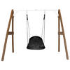 AXI Nestschaukel Roxy braun B/H/L: ca. 254x207x160 cm Roxy - braun/weiß (160,00/254,00/207,00cm) - AXI