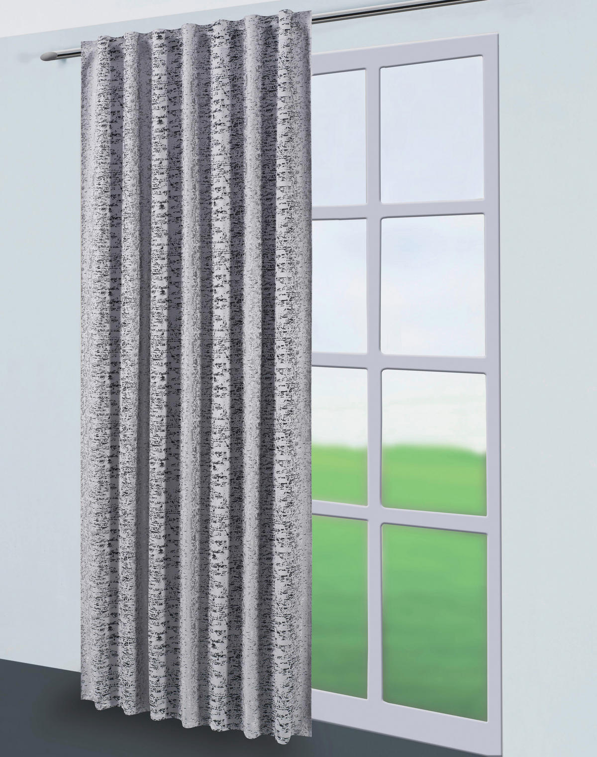 Kombivorhang Gizem silber B/L: ca. 140x245 cm Gizem - silber (140,00/245,00cm)