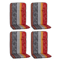 Beo Paspelauflage für Hochlehner Elmira multicolor Polyester-Mischgewebe B/H/L: ca. 47x5x114 cm 4er Set Elmira - multicolor (114,00/47,00/5,00cm) - Beo