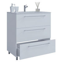 Badblock 2tlg-Schubo weiß weiß B/H/T: ca. 80x86x46 cm 2tlg-Schubo - weiß (80,00/86,00/46,00cm) - VCM Möbel
