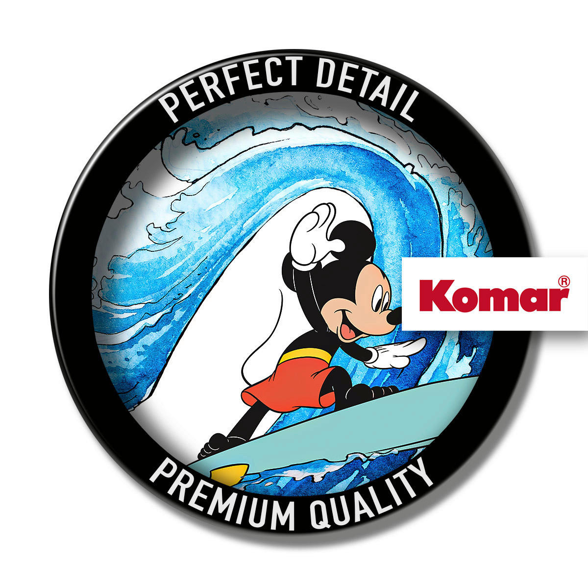 Komar Fototapete Mickey Surfing IADX6-007 B/H: ca. 300x280 cm Mickey Surfing IADX6-007 - (300,00/280,00cm) - Komar