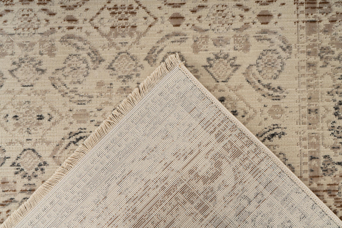 Kayoom Kurzflorteppich Charin 625 beige B/H/L: ca. 80x0,35x150 cm Charin 625 - beige (150,00/80,00/0,35cm) - Kayoom