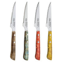 SAN IGNACIO Steakmesser-Set EVERGREEN bunt Edelstahl 4 tlg. EVERGREEN - bunt - SAN IGNACIO