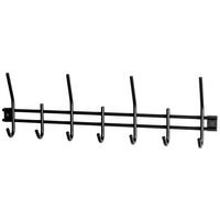 Garderobenleiste  schwarz Stahlrohr B/H/T: ca. 54x16x5 cm Carlos_Garderobenleiste 89598 - schwarz (54,00/16,00/5,00cm)