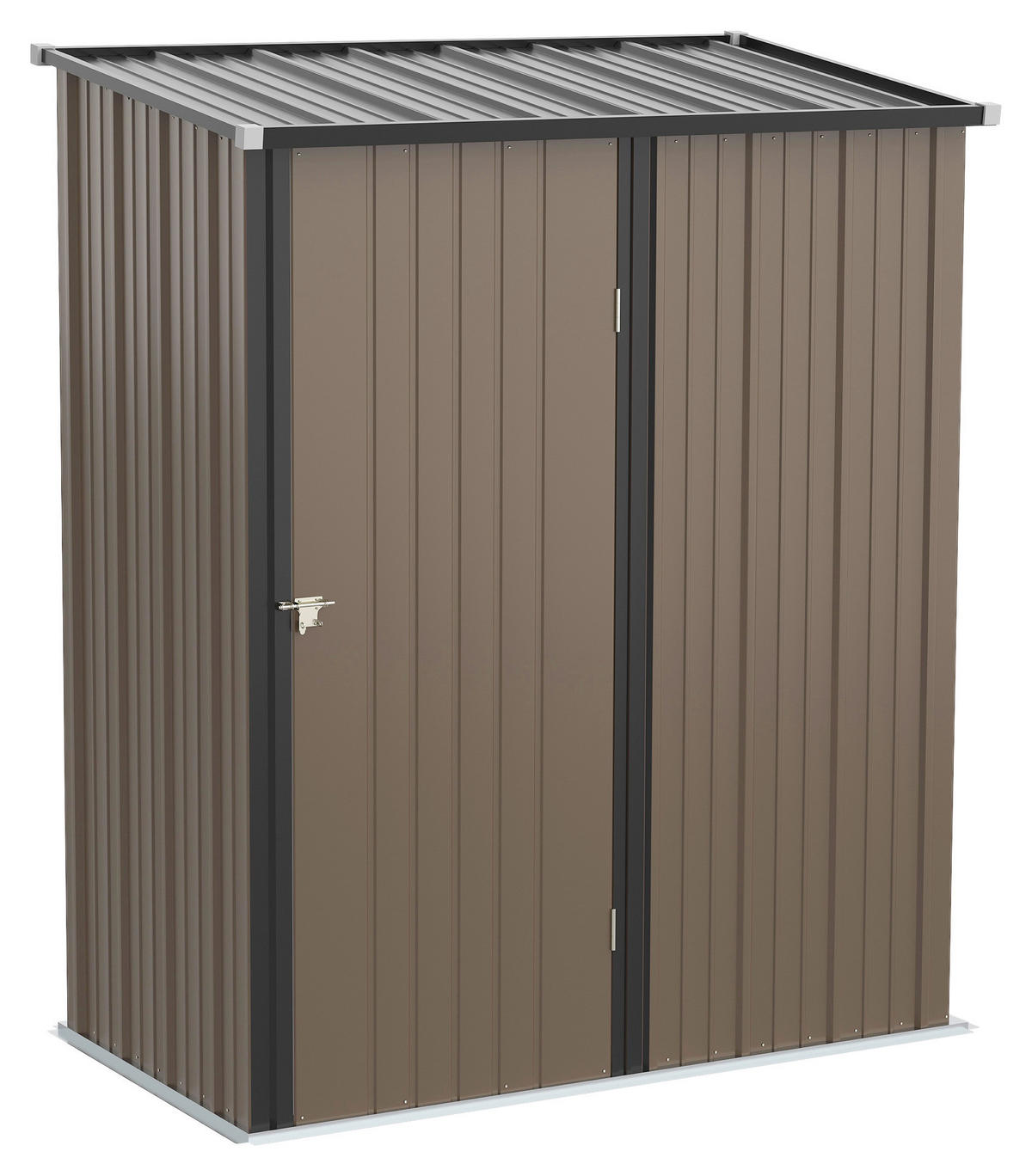 Outsunny Gartenhaus braun B/H/L: ca. 94,5x196x161,5 cm Gartenhaus - braun (161,50/94,50/196,00cm) - Outsunny