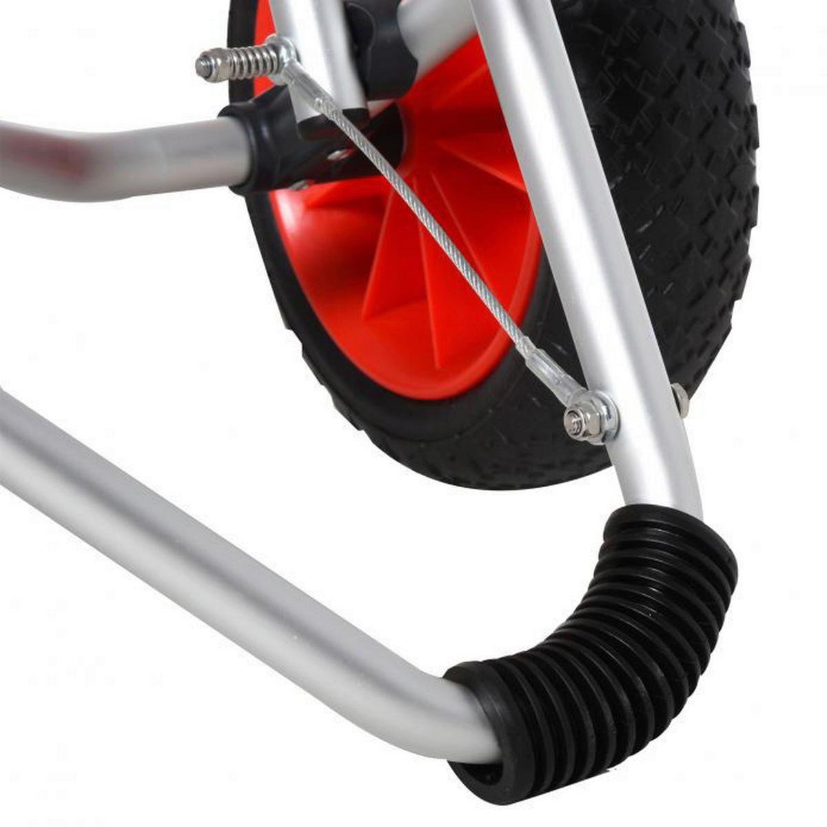 HOMCOM Bootswagen silber Aluminium B/H/L: ca. 43x46x75 cm Bootswagen - silber (75,00/43,00/46,00cm) - HOMCOM
