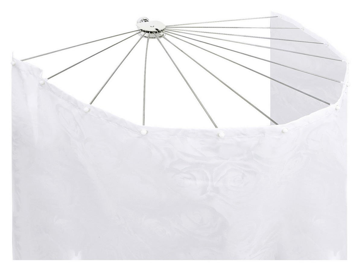 Duschspinne weiß MDF 1er Pack Duschspinne 70x100cm - weiß (100,00/70,00cm) - Acus